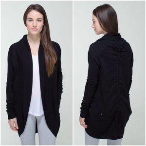 NWT Lululemon Transformation Wrap Sweater - Black